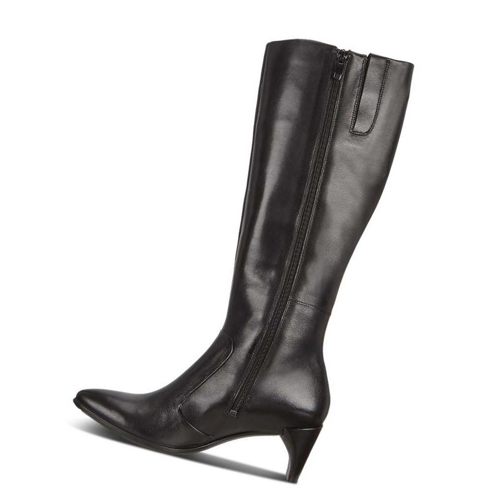 Women's Ecco Shape 45 High-cut Pointy Sleek 2.0 Boots Black | Canada 32UZG